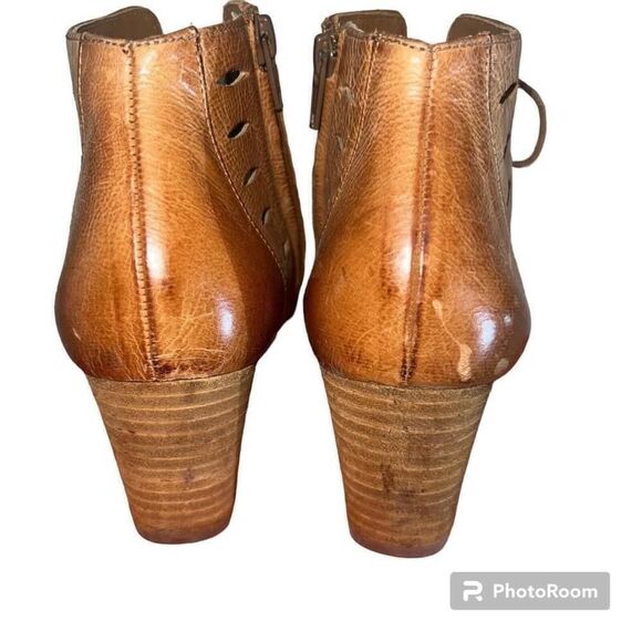 PAUL GREEN Bali Lace Up Cut Out 3" Block Heel Bootie Sandals Shoes 6.5 UK / 9 US - Picture 4 of 7